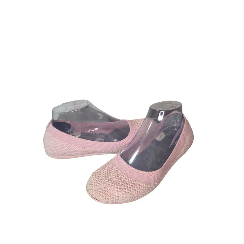 Allbirds Tree Breezers Flats Womens 7.5 Pink Knit Slip On Comfort